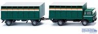 Wiking Mercedes Benz ViehtransporthäNgerzug 056503