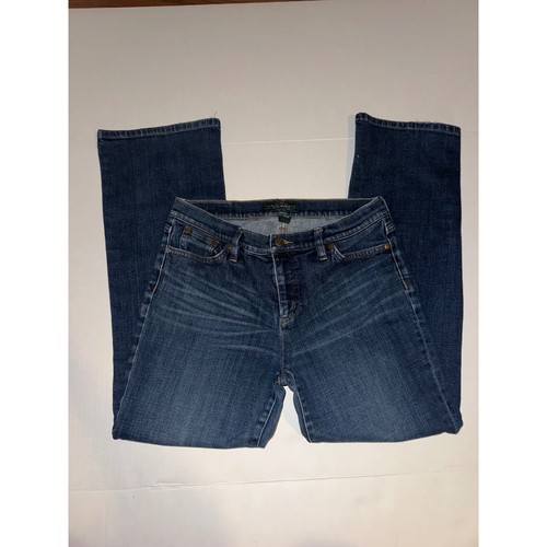 Lauren Jeans Co Ralph Lauren Petite Bootcut Dark Wash Denim Jeans Size 10P - Picture 4 of 9