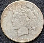 1925-P PEACE Silver Dollar PHILADELPHIA Circulated SEE PHOTOS FOR CONDITION