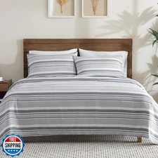 ClevaHome Classic Stripe Sheet Set - 3 Pieces Super Soft and Breathable Bed S