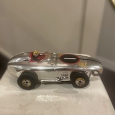 Aurora Thunderjet Tjet INDY RACER - Chrome HO Slot Car  1 AS IS