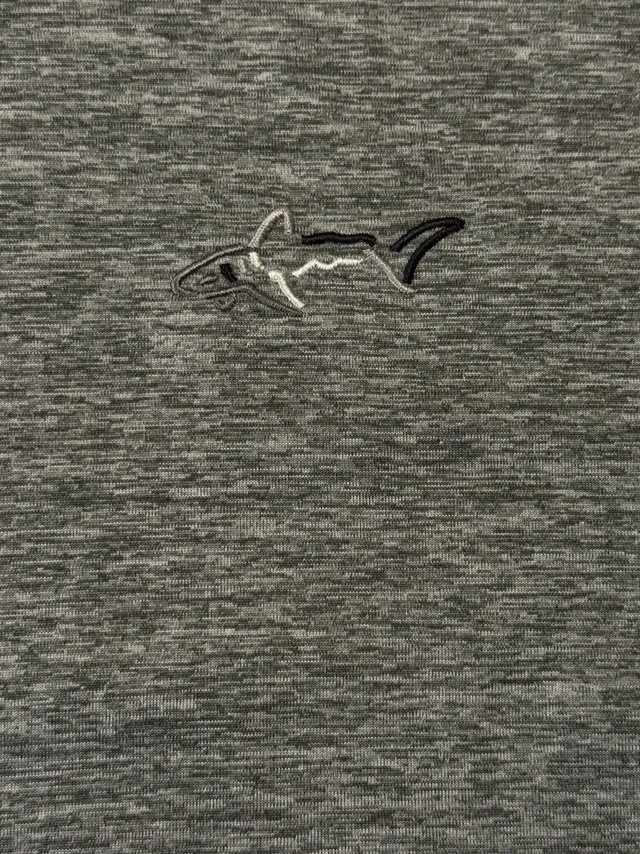 Greg Norman Play Dry Long Sleeve Mock Neck Gray Golf Shirt Men's Size XL SKU197 - Image 4 of 4