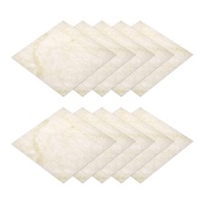 Peel and Stick Floor Tile, 10Pcs Thickened Frosted for Kitchen, Light Yellow