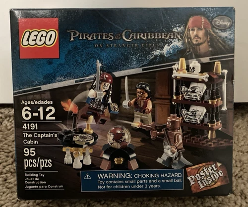 LEGO Pirates of the Caribbean: The Captain's Cabin - 4191 - New & Sealed