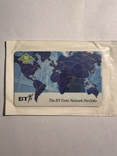 BT Phonecard Sealed Mint RETRO RARE 10 UNITS THE BT DATA NETWORK PORTFOLIO CARD