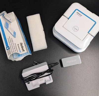 iRobot Braava Jet 245 Automatic Mop Robot W/ Battery & Charger & Pads