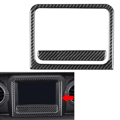 2pcs New Black GPS Navigation Panel Cover Trim For Jeep Wrangler JL Gladiator JT