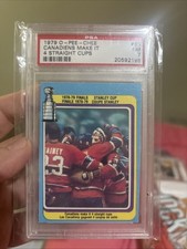 1979-80 O-Pee-Chee Montreal Canadiens Stanley Cup Finals #83 Psa 7