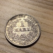 Deutsches Reich One Mark 1901 Silver