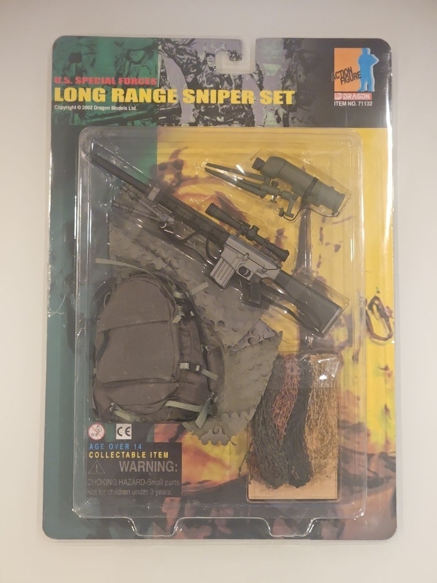 DRAGON ACTION FIGURE US SPECIAL FORCES LONG RANGE SNIPER SET 71132