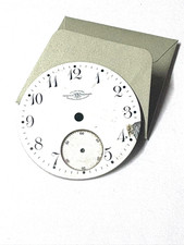 BALL WATCH COMPANY 16 SIZE PORCELAIN DIAL WITH DAMAGE , SEE PICS   -----D-286