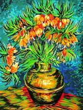 Seg De Paris Needlepoint canvas for halfstitch without yarn Canvas The Fritil...