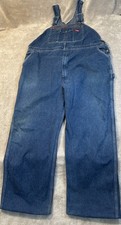 Dickies Men's Dungarees Adult Blue Overalls Bib Work Wear 48x30