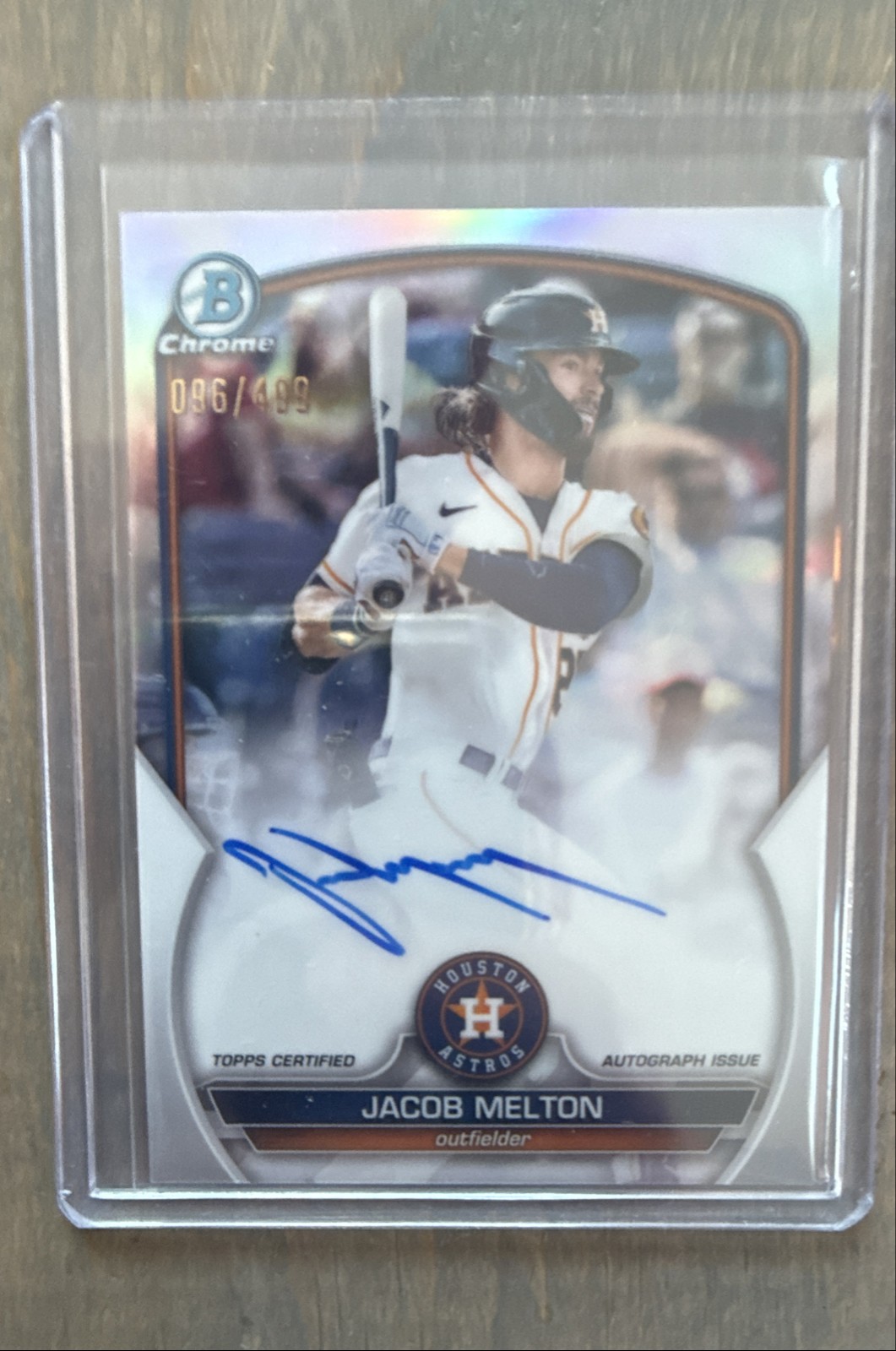 2023 Bowman Chrome - Prospect Autographs Jacob Melton #CPA-JML Refractor /499