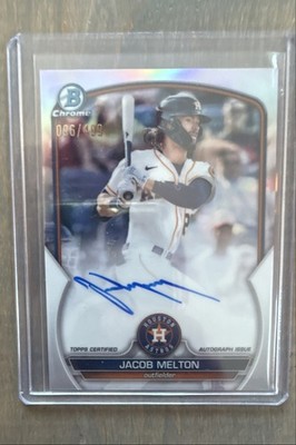 2023 Bowman Chrome - Prospect Autographs Jacob Melton #CPA-JML Refractor /499 