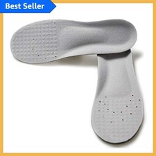 Comfortable Memory Foam Insoles for Plantar Fasciitis - S Size for Men and Women