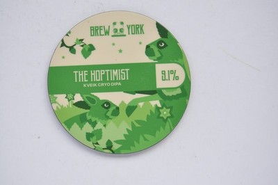 BREW YORK BREW Co. KEG PUMP CLIP ''THE HOPTIMIST'' DIPA foamex