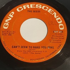 The Seeds: Can't Seem To Make You Mine / I Tell Myself 45 - Garage Psych