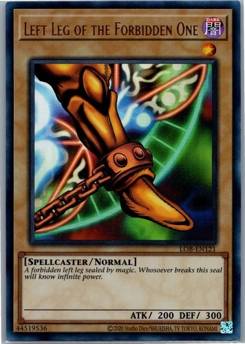 Left Leg of the Forbidden One Ultra Rare (25th Anniversary) LOB-EN121 NM