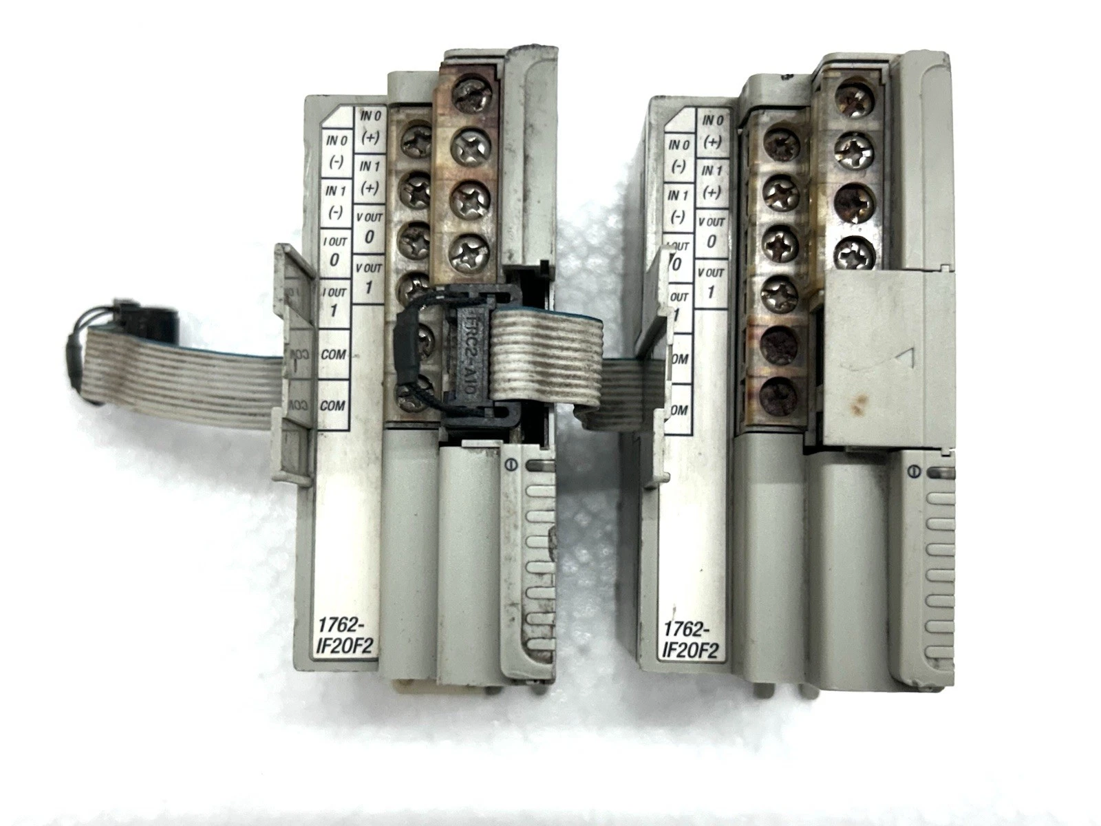 Allen-Bradley 1762-IF2OF2 Used Working MicroLogix Expansion Analog I/O