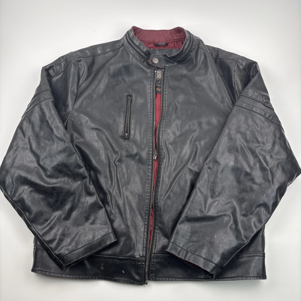 Brave Soul Leather Outer Shell Coats, Jackets & Vests for Men for