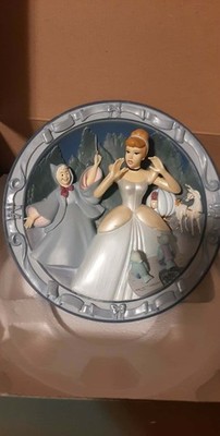 Vintage Disney Cinderella 3D Collector Plate ''A Wonderful Dream Come True''