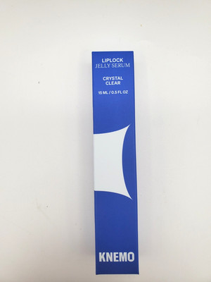 Knemo Liplock Jelly Serum Crystal Clear Lip Treatment New in Box .5 oz 14mL