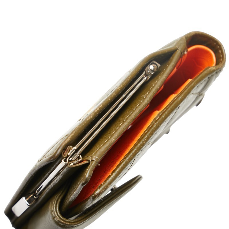 CHANEL Cambon Line Coco Mark Python Embossed Bi f… - image 5