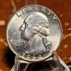 1964  Washington Quarter BU Uncirculated Mint State 90% Silver 25c US Coin