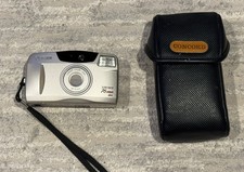 Canon Sure Shot 76 Zoom SAF Point Shoot 35mm Film Camera w Strap Case Tested