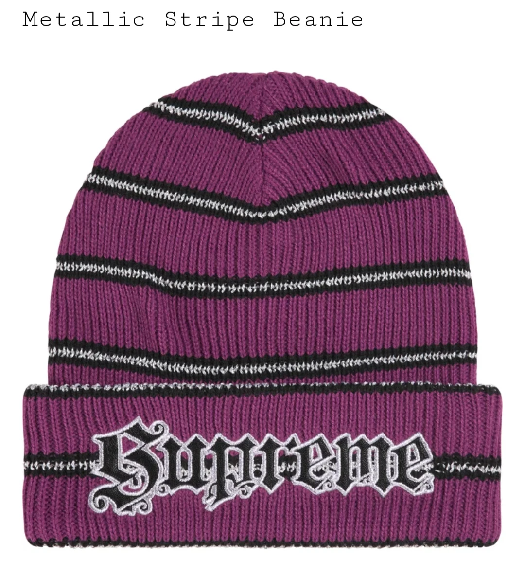 Supreme Beanie Purple Hats for Men for sale | eBay