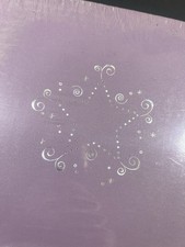 Creative Memories 7 x 7 Lavender Silver Star Scrapbook Album w/Pages  Protector