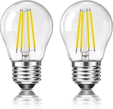 G45 LED Edison Bulb 4W Filament Light Bulbs 40 Watt Equivalent, 5000K Daylight L