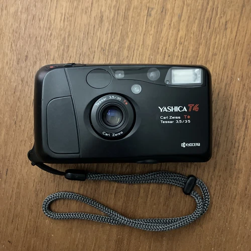Yashica T4 35mm Point & Shoot Camera Carl Zeiss Tessar 35mm f3.5 T* Lens Tested