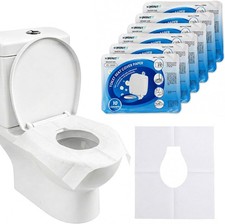 Toilet Seat Covers Disposable Flushable 60 Pack, XL 18x15 Inch 100