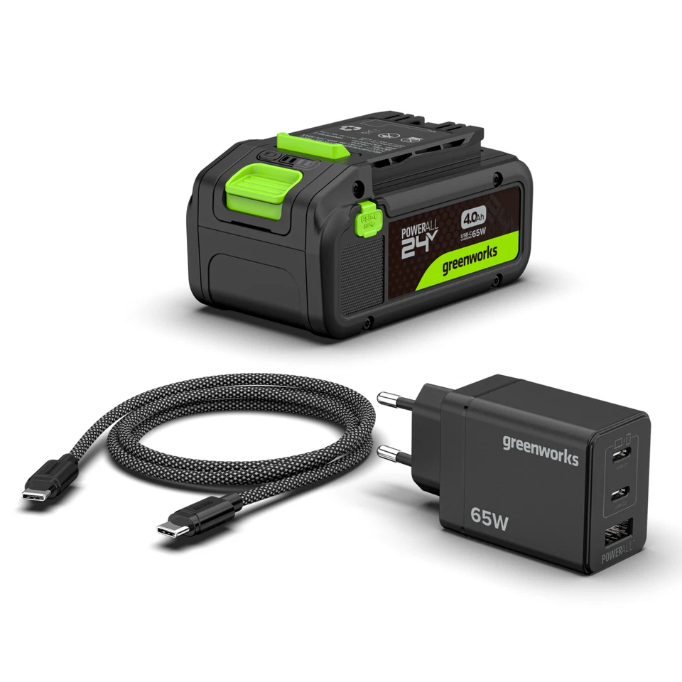 Greenworks PowerAll 24V System â Akkus und Ladeger&auml;te