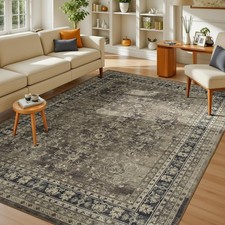5x7 Area Rugs for Living Room,Machine Washable Non Slip Rug,Soft Carpet for Be..