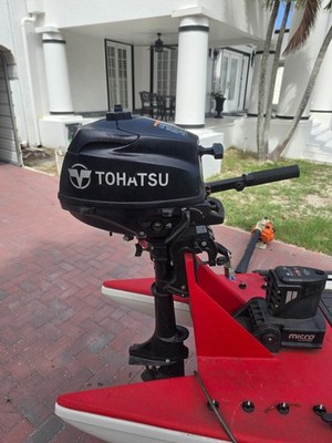 Tohatsu MFS3.5B 3.5HP 4-Stroke Outboard Motor Portable Boat Engine