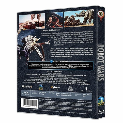 Robot Wars 1993 Limited Edition Full Moon Classic Selection No. 5 Blu-Ray New - Picture 2 of 2