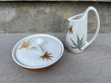 Ben Siebel Informal By Iroquois Harvest Time Creamer & Sugar with Cover