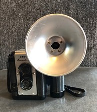 Vintage Argus 75 Seventy Five 620 Film Camera w/ Flash Attachment  Strap