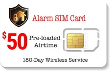 SpeedTalk Alarm SIM Card for 5G 4G LTE GSM Home Security System  GPS Tracker