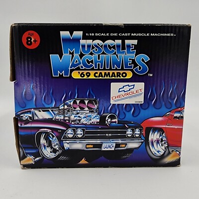 Muscle Machines '69 Camaro - American Flag 1:18 scale | eBay