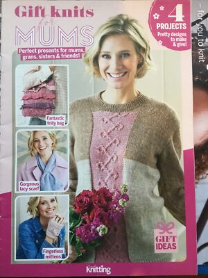 GESCHENK STRICKEN FÜR MÜTTER MUSTERHEFT ~ 4 PROJEKTE ZUM STRICKEN