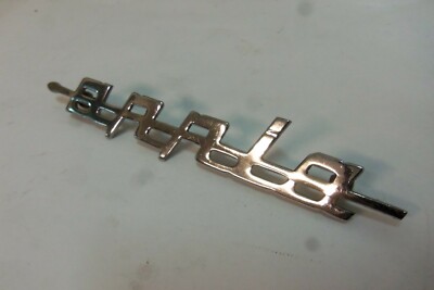 NOS GENUINE LANCIA Appia SCRIPT REAR TUNK EMBLEM CHROME BADGE LOGO