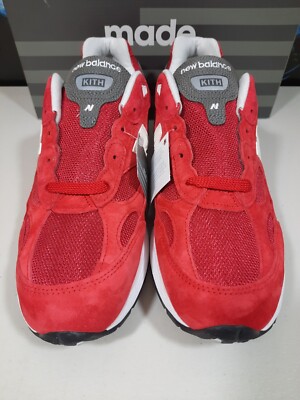 New Balance 992 X Kith Kithmas Collection Team Red M992KR Ronnie