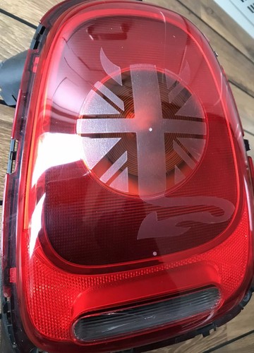 Mini F56 Cooper, One, Clubman, Works, UNION JACK REAR DEVIL INDICATOR STICKERS - Picture 7 of 10