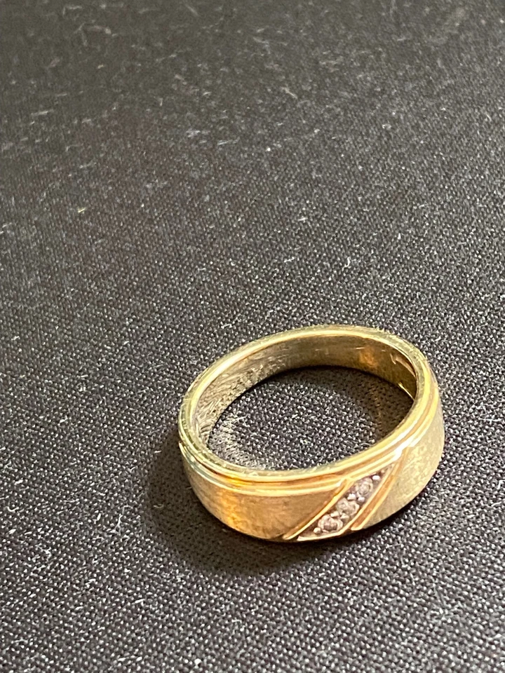 mens gold wedding ring size 9 - Image 4 of 4