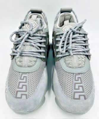 Chainzreaction Versace Collection there still new size 43 AKA size 10 Versace Chain Reaction Sneakers Blue / White Size EUR 43 US  main image 3