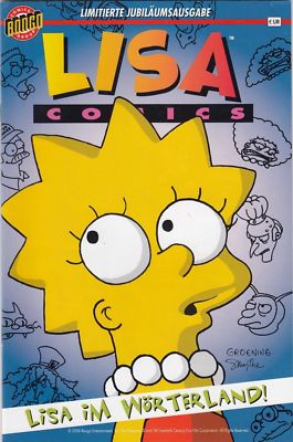 LISA IM WÖRTERLAND Simpsons Comics lim. Messe-Special VARIANT Exklusiv-Ausgabe 1